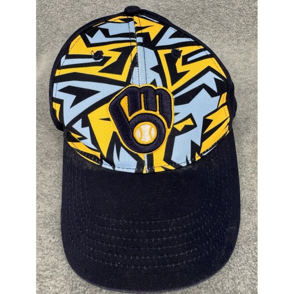 Milwaukee Brewers Autographed Baseball Cap Jim Gantner Larry Hisle Signed Hat ML